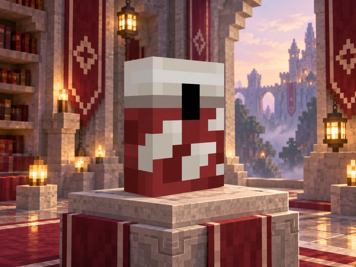 Arte de apresentação da skin digital de mochila Cristal Imperial