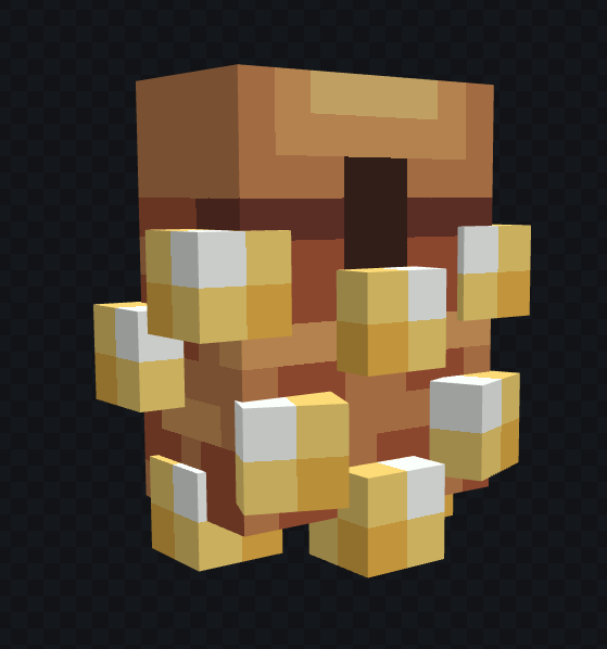Visual real da skin de mochila Aurora Radiante