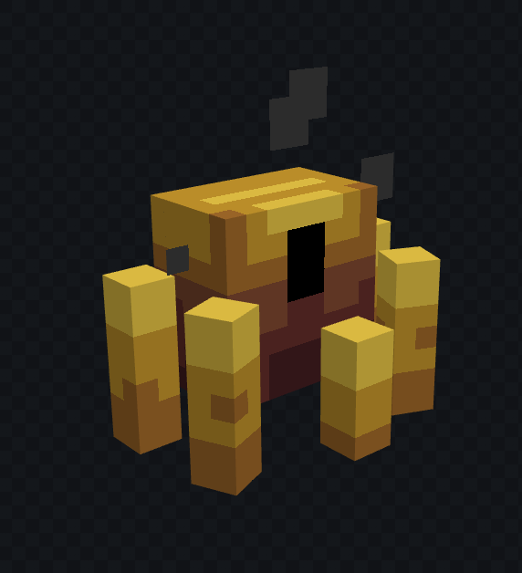 Visual real da skin de mochila Coração de Brasa
