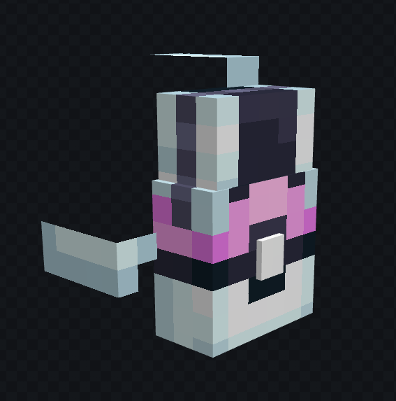 Visual real da skin de mochila Encanto Rosé