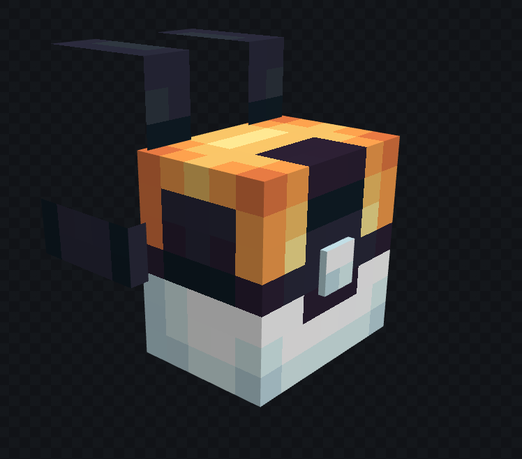 Visual real da skin de mochila Esfera Âmbar