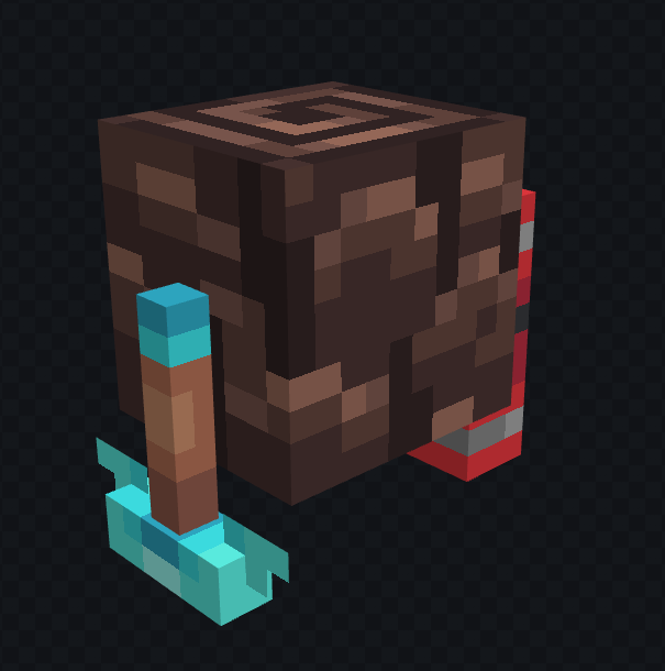 Visual real da skin de mochila Relicário Abissal