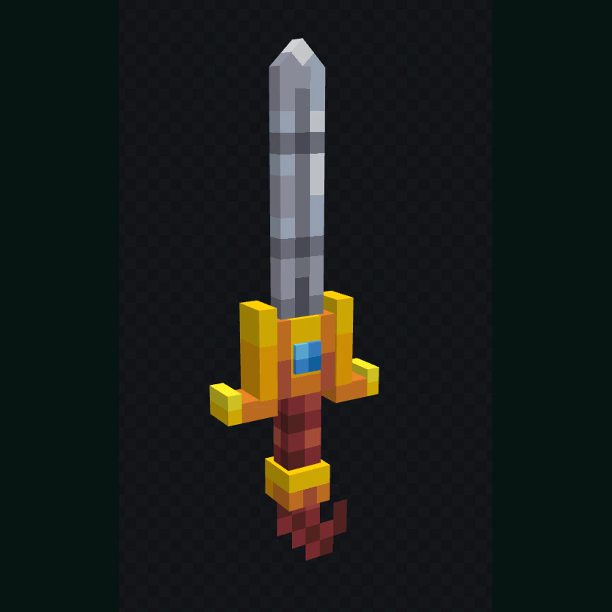 Visual real de Espada do Gladiador em Arceum